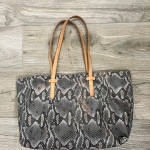 Consuela Snake Skin Pattern Bag Tote